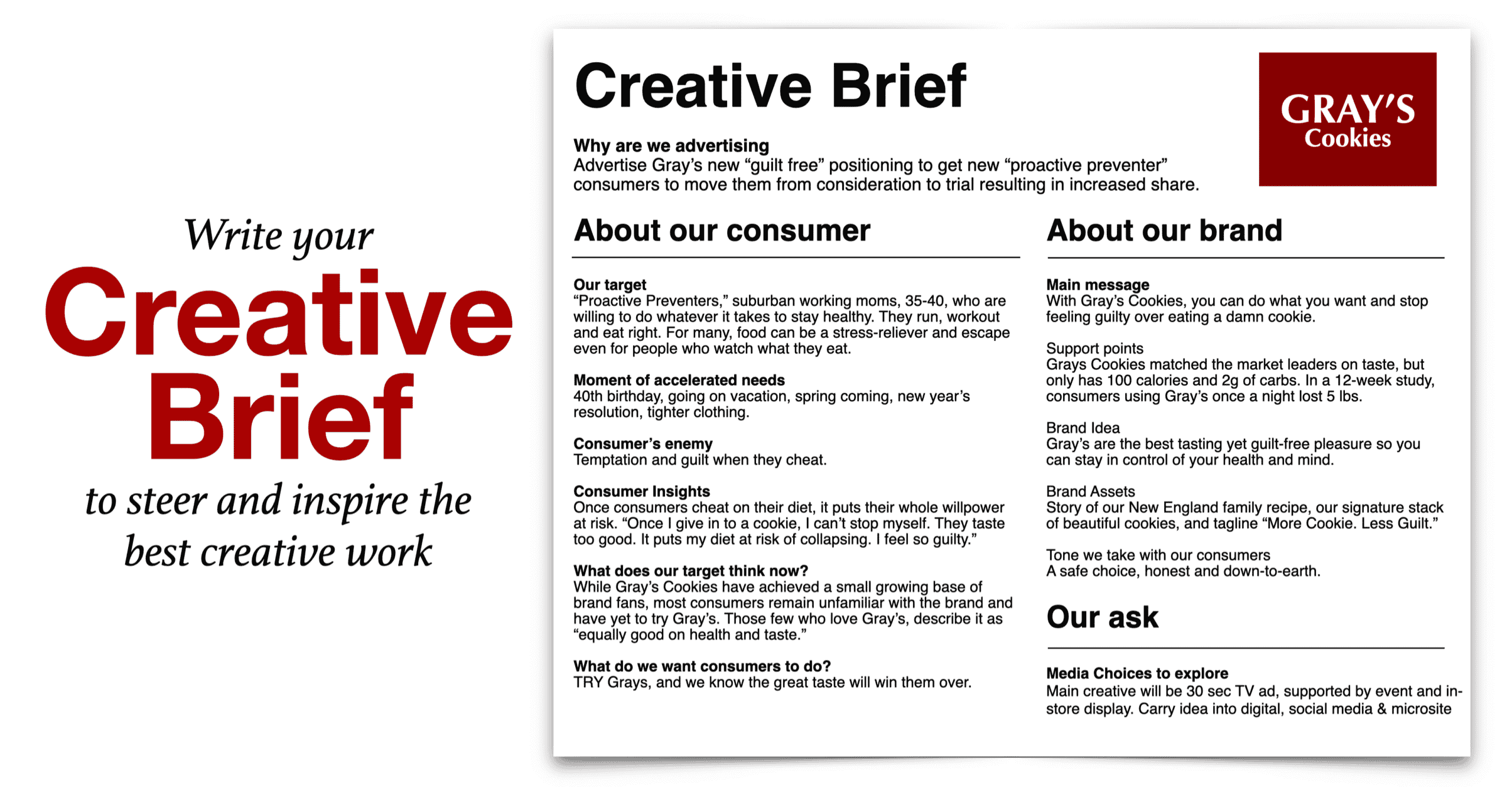 Creative Brief example