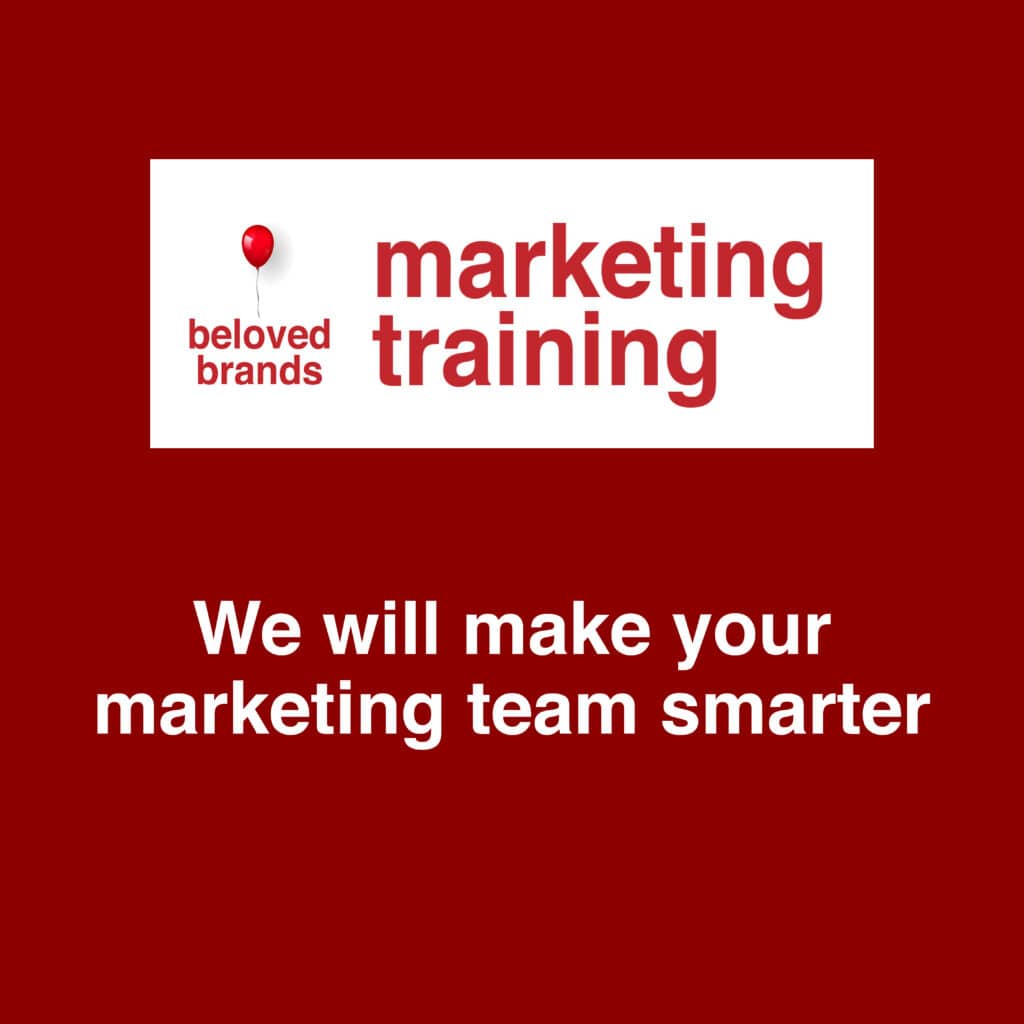 marketing training or brand management training