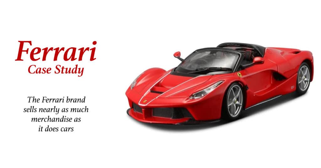Ferrari case study for the Ferrari brand strategy