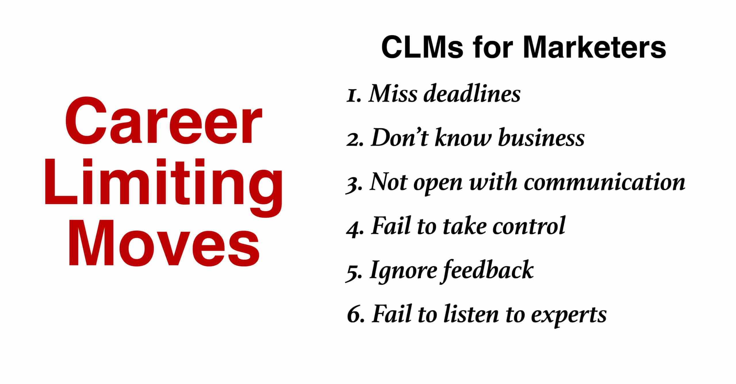 CLMs for Marketers in your marketing career