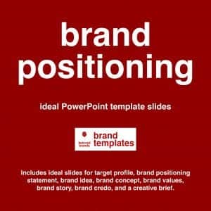 Brand Positioning template
