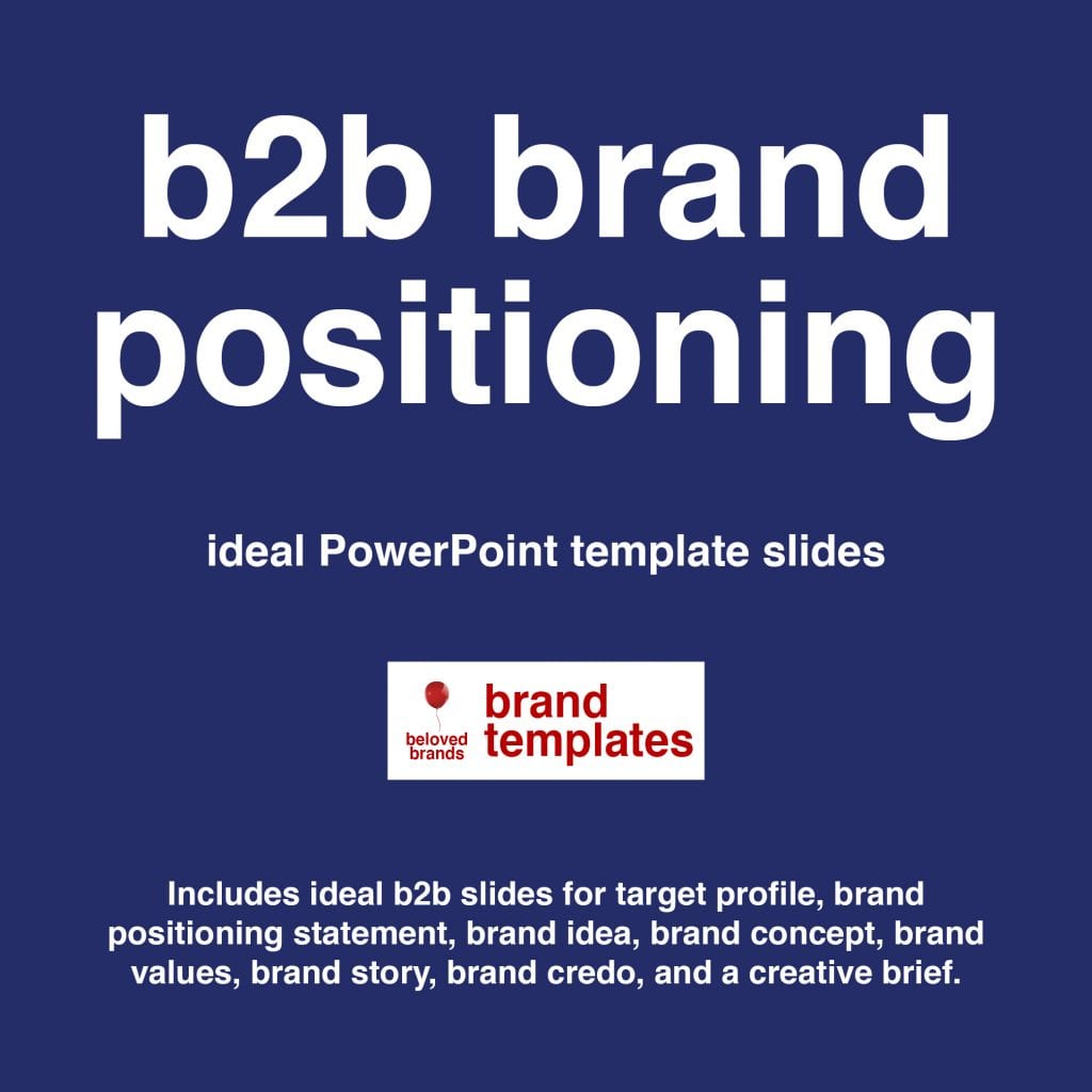 B2B Brand positioning