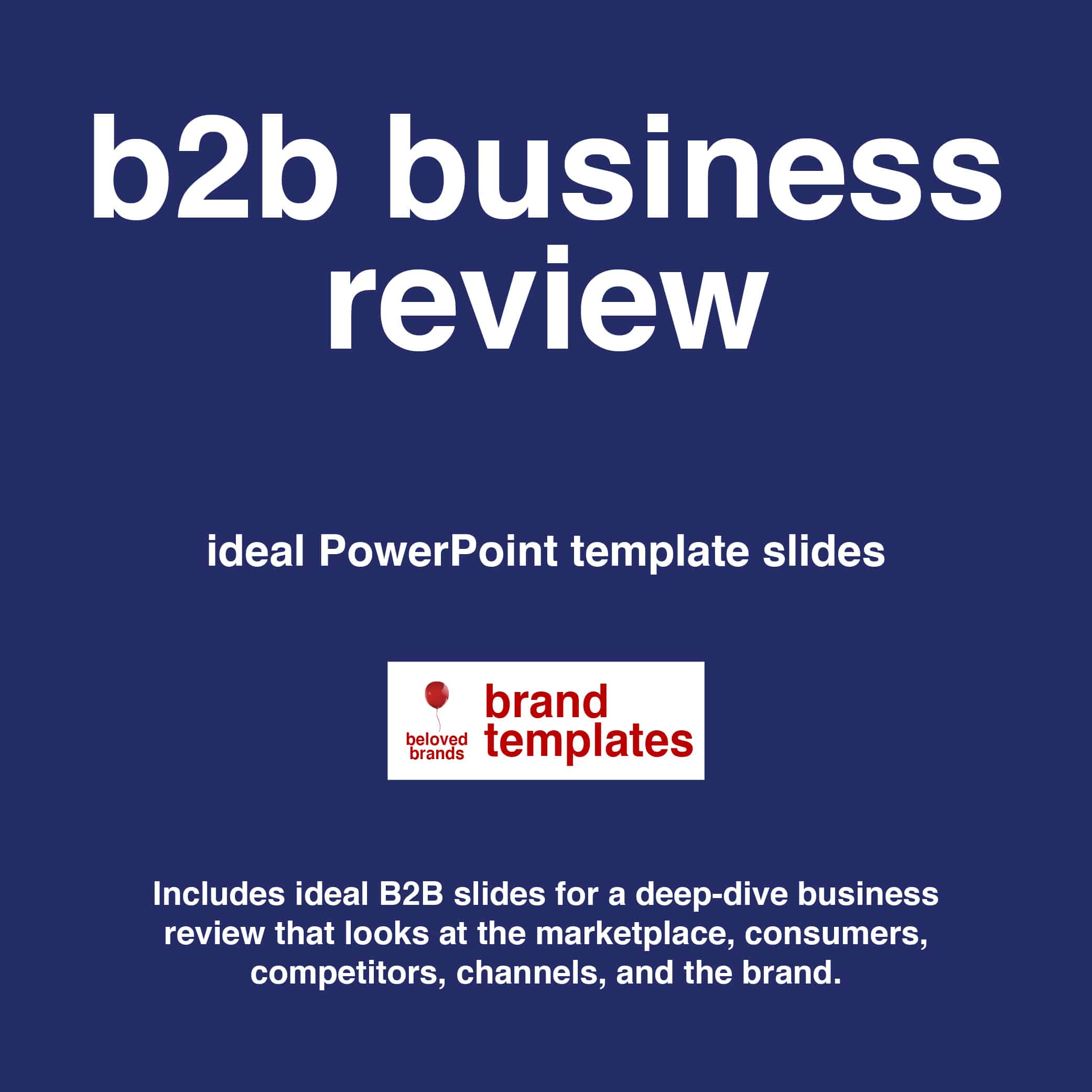 b2b business review template