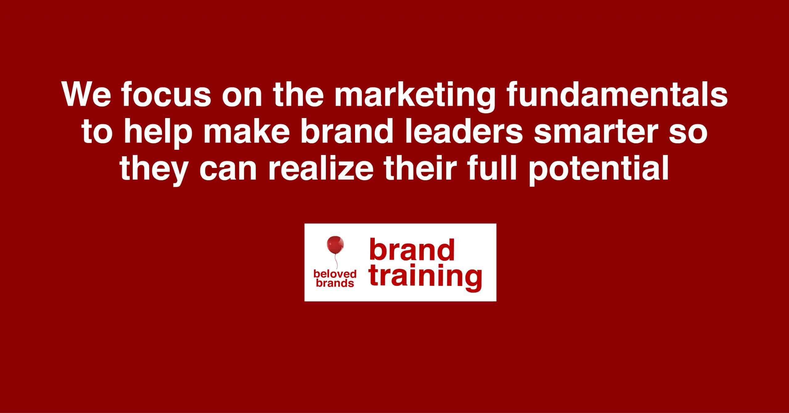 Marketing Excellence Brand Training