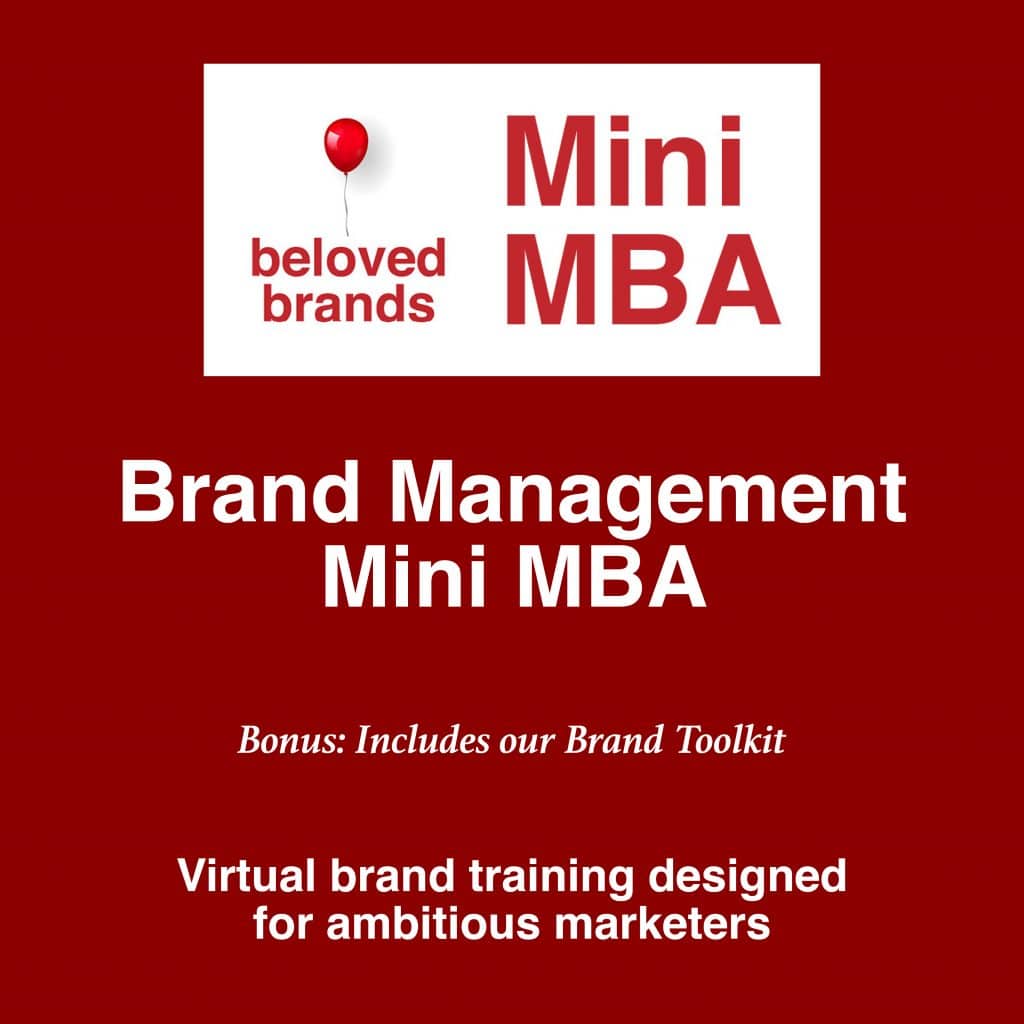marketing training or Mini MBA brand management certificate