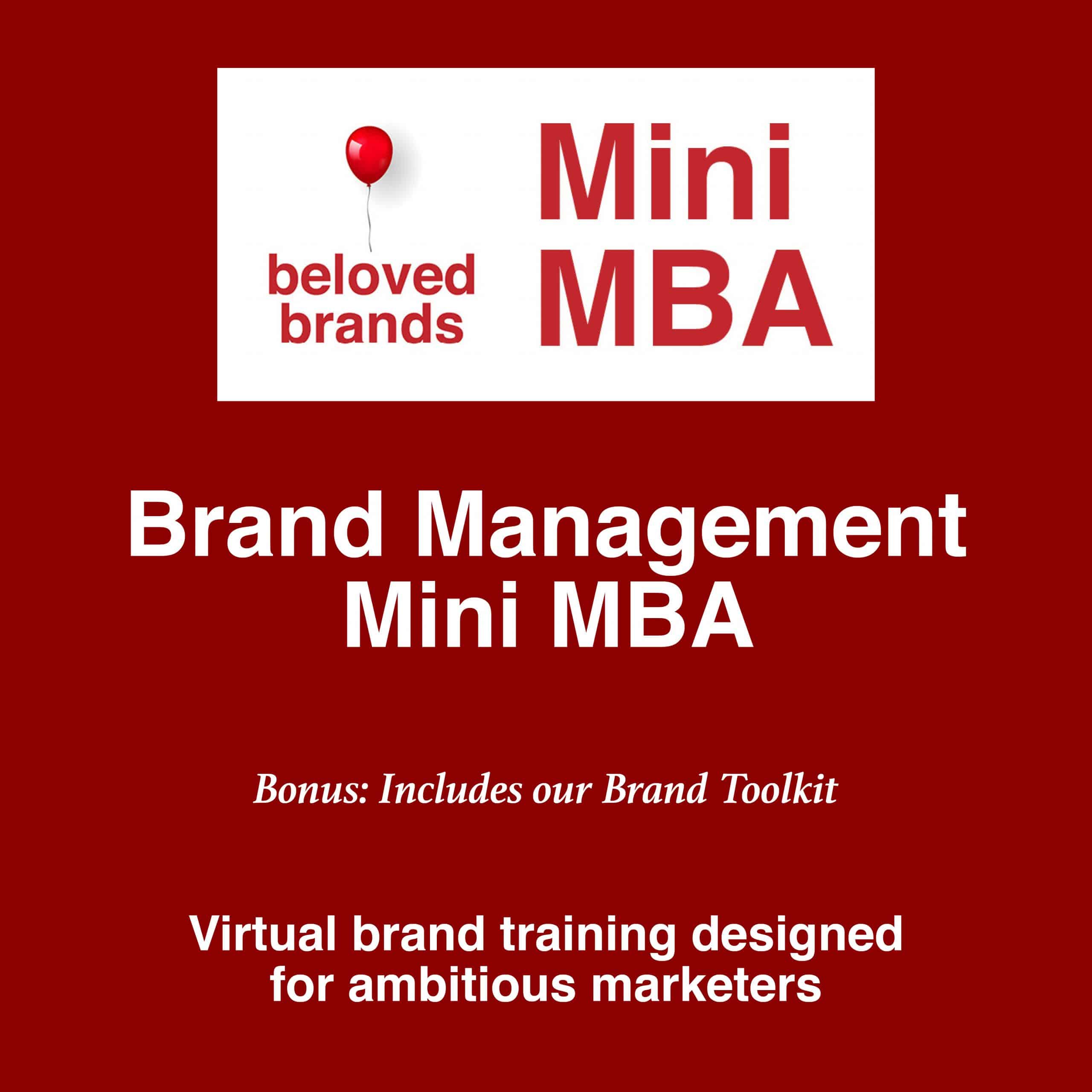 Brand Management Mini MBA Certificate