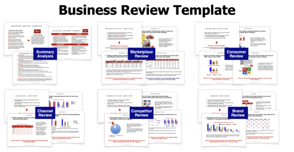 Business Review template - beloved brands